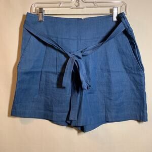 Sage the Label High Waist Chambray Shorts